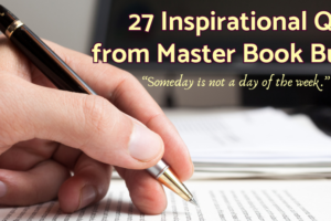27 inspirational quotes to get you motivated to write your book this year image of a hand with a pen writing on paper