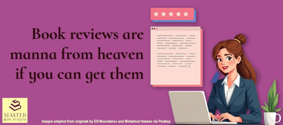 Book reviews are manna from heaven if you can get them