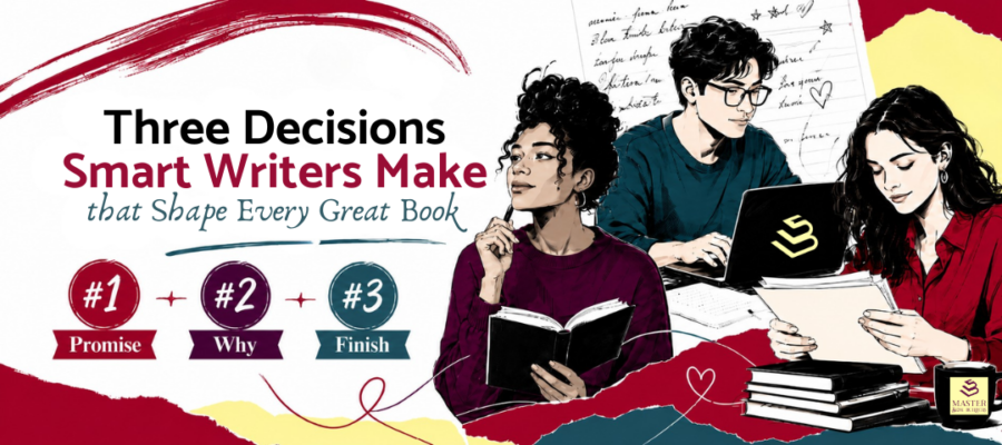 Three Decisions Smart Writers Make that Shape Every Great Book
